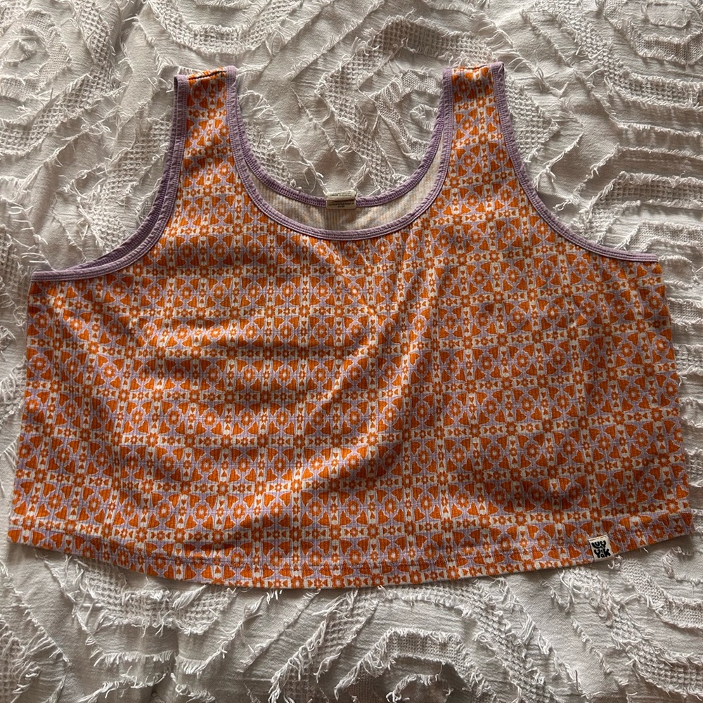 3X Lucy & Yak Cropped Vest/Tank Top